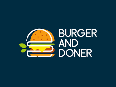 Logo for Fast Food branding branding design burger concept design doner fast food fastfood graphic design illustration illustrator logo logotype type vector