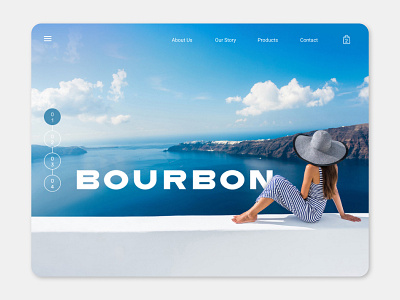 Bourbon 2 design ecommerce design figma graphic design online shop ui ui design web web design webdesign website website concept