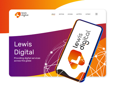 landing page for digital agency