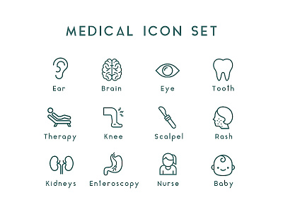 medical icon set 2