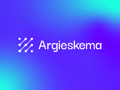 Argieskema — White version imagotype