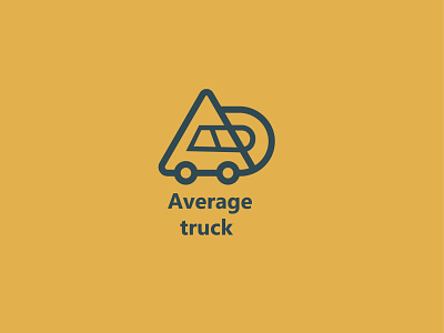 Average truck affinitydesigner design designs dribblers graphicdesign logo logoart logobrainy minimal uxdesign vector
