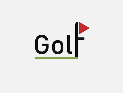 Golf branding design designs illustration illustrator logo logoart minimal typography vector