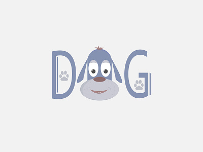 Dog branding design illustration logo