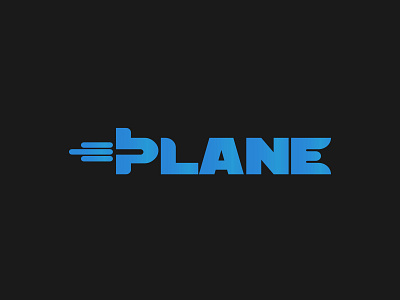 Plane branding design illustration logo vector