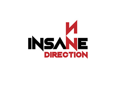 Insane Direction branding design logo vector