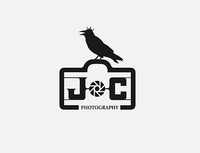 JC photography - Raven adobe branding design designs flat illustration illustrator logo minimal raven vector