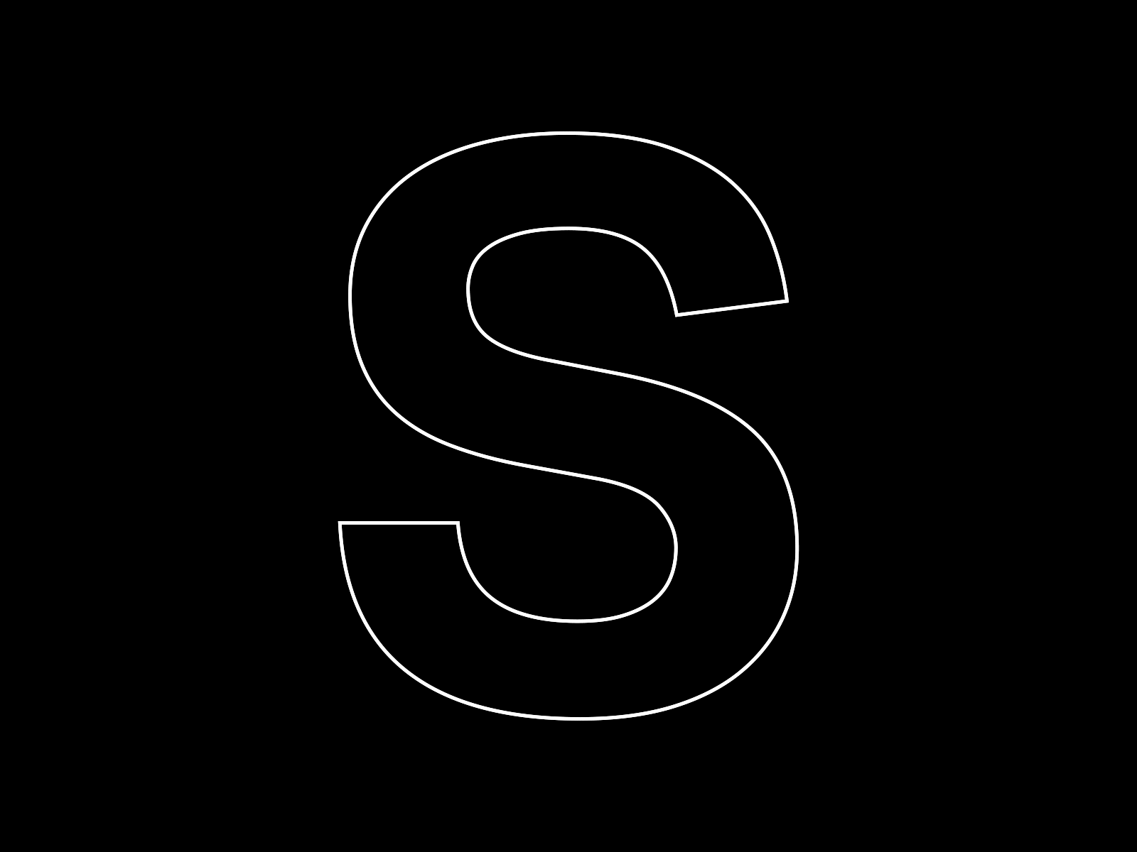 36 Days Of Kinetic Type - S 36 days of type 36daysoftype animation design graphic design kinetic kinetic type motion motion design type design typography