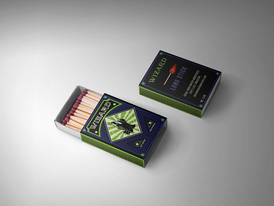 WIZARD Matchbox Design branding design flat illustration