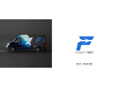 Freight First -Day 04 branding design flat icon illustration illustrator logo minimal