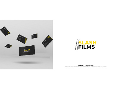 Slash Films -Day 06 design flat illustration illustrator logo logochallenge minimal typography vector