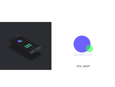 Quantum -Day 20 branding design illustration logo logochallenge