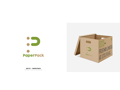 PaperPack -Day 21 branding design icon illustration logo logochallenge minimal