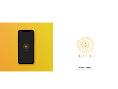 Florels -Day 24 branding design icon illustration logo logochallenge minimal