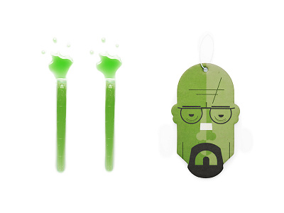 Heisenberg Air Freshener bb breaking bad breakingbad design graphic heisenberg illustration walter white