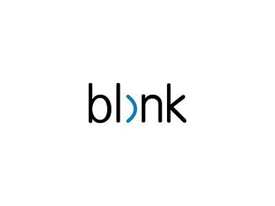 Blink blink blinking eye logo mark
