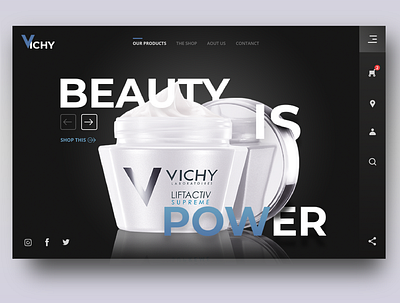 Vichy Design Concept branding design illustration illustrator logo photoshop ui ux vector web website