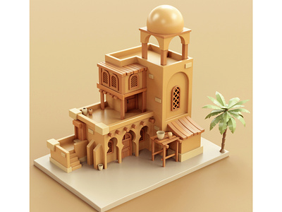 Arab Guest House arab arabian stylized