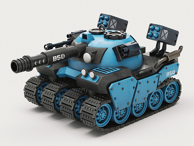 Concept Tank 04 military stylized tank