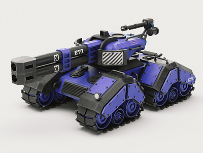 Concept Tank 06 military stylized tank