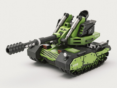 Concept Tank 07 military stylized tank