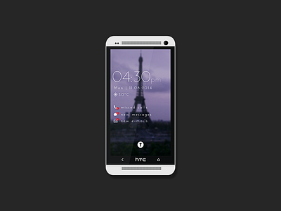 Android Lock Screen Concept