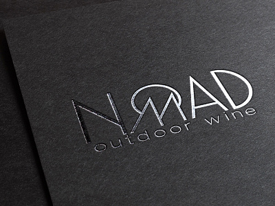 Nomad Logo adobe illustrator logo nomad outdoor wine