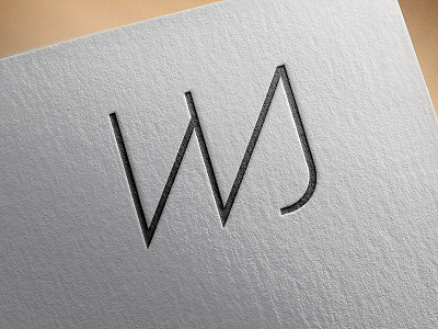 WJ Logo - Fashion Photographer adobe elegant fashion illustrator initials logo minimalistic photographer