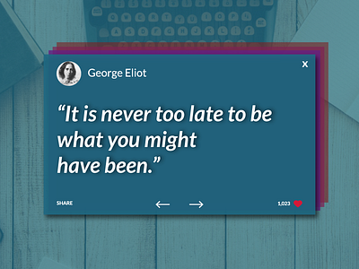 Day 007 - Author Quote autor quote dailyui day007 day7 ui user interface