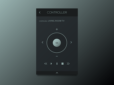 Day 035 - Universal Remote Control app control controller dailyui day035 day35 remote ui universal user interface