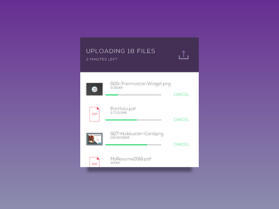 Day 041 - File Upload Widget dailyui day041 day41 file ui upload user interface widget