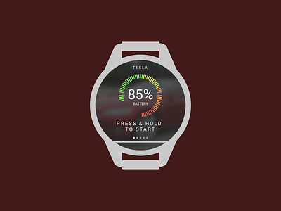 Day 046 - Start Engine app dailyui day046 day46 engine start ui user interface watch