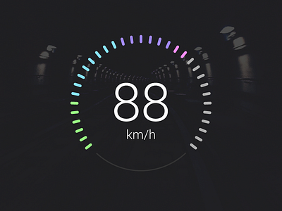 Day 048 - Speedometer dailyui day048 day48 speedometer ui user interface