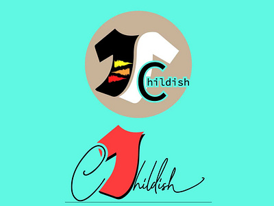 Artboard 1childsiah Logo branding flat icon design illustration logo minimal typography vector