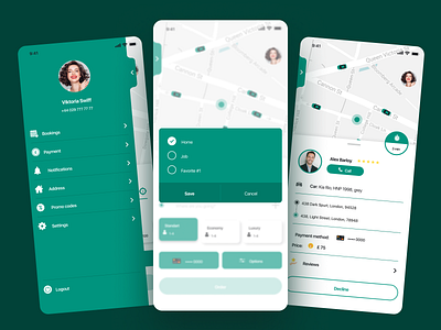 ARRIVALS - Taxi Mobile App app app design design flat ios app design minimal taxi taxi booking app ui ui ux ux