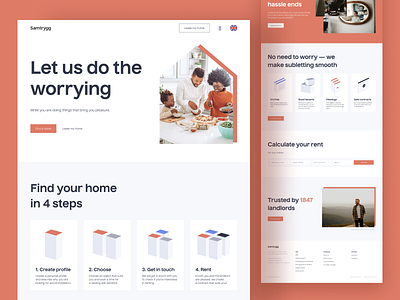 Samtrygg - Property Management Landing Page