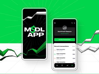 MIDL - Fintech Mobile App (UI Concept)