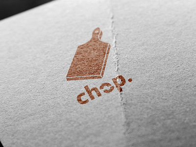 chop. logo chop design food gastro logo project street