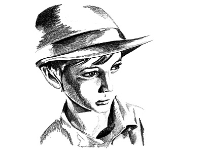 Jack illustration pencil portrait