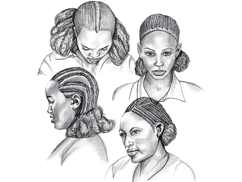 African Hairstyles by Lindsay Gilmore on Dribbble