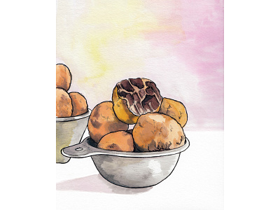Minimalist Baker #1 dessert food illustration ink minimalist baker watercolor