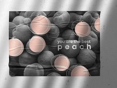 poster | peach