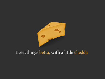 betta with chedda cheddar cheese food illustration orange yellow yumm