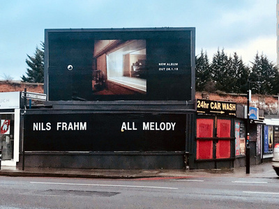 Nils Frahm | A Visual Universe art direction artwork billboard design concept design graphic design media production music photography