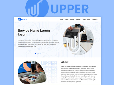Software Company: Landing Page Design in Figma branding design graphic design illustration typography ui ux vector website