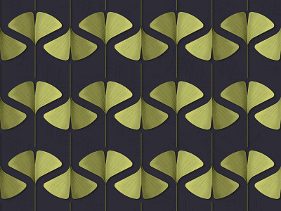 Ginkgo pattern green illustration nature pattern sustainability sustainable vector wallpaper