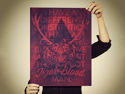 Tigersblood artwork charlie print sheen tiger