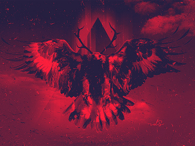 Soar abstract eagle