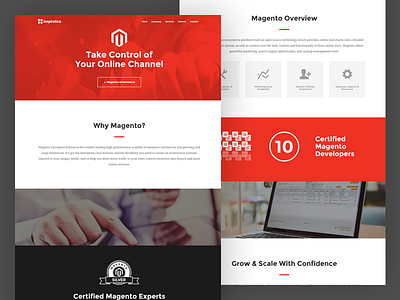 Inspi - Magento services page development inspiratica magento