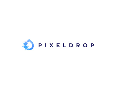 Pixeldrop - logo concept WIP